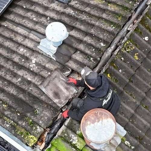 Een dakrenovatie bij oud pannendak in Tiel